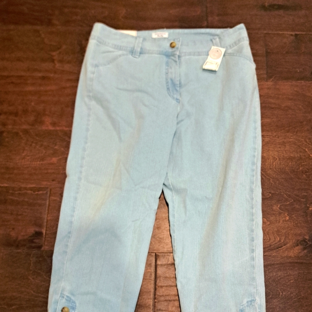 Charter Club Blue Ankle Cropped Jeans